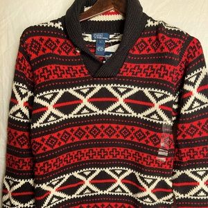 Ralph Lauren Nordic style sweater youth large. NWT $165